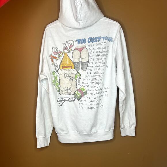 Rare Asap Mob Too Cozy Tour Hoodie RARE - Picture 8 of 9